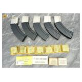 7.62x39mm ammunition and high capacity magazine. 1
