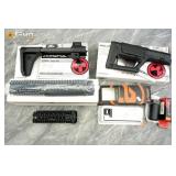 Magpul, SureFire, LaRue, etc. firearm parts. Very