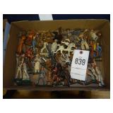 BOX OF PAINTED LEAD FIGURES