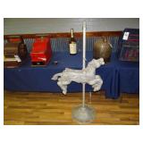 CAST ALUM. CAROUSEL HORSE