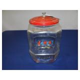 FROM THE HOUSE OF LANCE GLASS CANDY JAR