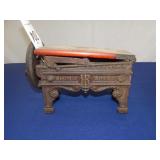 CAST IRON HAND CRANK TOBACCO CUTTER