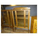 OAK DISPLAY CABINET