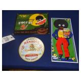 THREE BLACK AMERICANA SIGNS