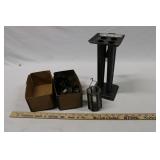 CANDLESTICK MOLD, CANDLE HOLDERS & EARLY ORNAMENT