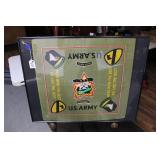 FRAMED VIETNAM ERA SPECIAL FORCES BANDANNA