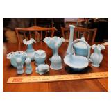 FENTON BLUE SATIN COLLECTION
