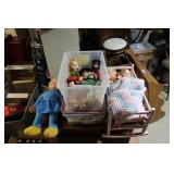 VINTAGE DOLL COLLECTION & CRADLE