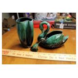 THREE PIECES OF BLUE MOUNTAIN POTTERY CANADA