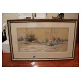MAX K. ARLBAUGH LANDSCAPE PRINT