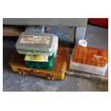 (7) ASSORTED TACKLE ORGANIZERS AND CONTENTS