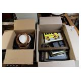 TWO BOXES OF PICTURE FRAMES VARIOUS SIZES