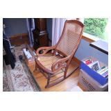 CANE BACK ROCKING CHAIR