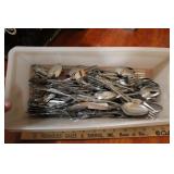 ORLEANS SILVER STAINLESS KOREA FLATWARE