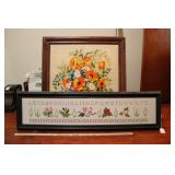 (2) FRAMED HAND EMBROIDERIES