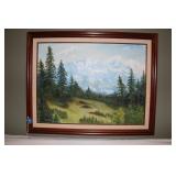 HAZEL HARVEY LANDSCAPE OIL PAINTING