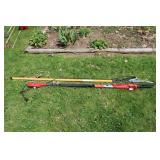 FISKARS POLE SAW & SUNJOE 10" ELE. POLE SAW