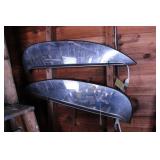 LEFT / RIGHT 1960 FORD FLACON FENDER FLAPS