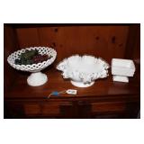 MILK GLASS COLLECTION - MOST IF NOT ALL FENTON