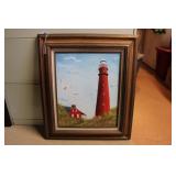 LIGHTHOUSE ARTWORK BY H. HARVEY