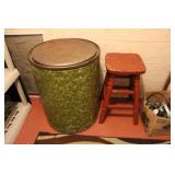 BARREL AND STOOL