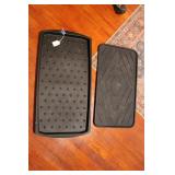 TWO BOOT TRAYS