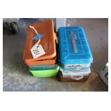 (7) ASSORTED TACKLE ORGANIZERS AND CONTENTS