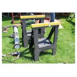 (2) COMPACT SAWHORSES