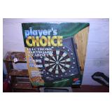PLAYERS CHOICE ELECTRIC DARTBOARD & CABINET