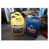 ASSORTED COOLANTS (1 IS ALMOST EMPTY)