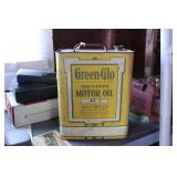 GREEN-GLO 2 GAL. MOTOR OIL CAN