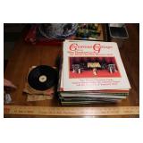 STACK OF VINYLS & 45
