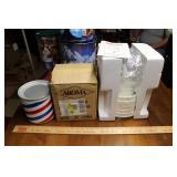 AROMA ICE CREAM MAKER & ACCESSORIES (NIB)