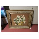 FRAMED HAND EMBROIDERY ARTWORK