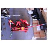 MVP JACK AND (2) 3 TON JACKSTANDS, SCISSOR JACK