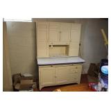 HOOSIER CABINET W/ ENAMEL TOP