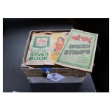 S AND H GREEN STAMP BOOKS W/ STAMPS