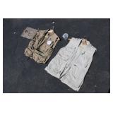 (3) ASSORTED FISHING VESTS INCL. WOOLRICH