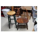 CHAIR & STOOL