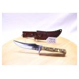 PUMA BONE STAG 9" W/SHEATH