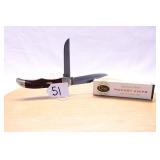 CASE #6265 FOLDING HUNTER WOOD HANDLE