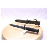 US M7 BAYONET 12" W/ METAL SCABBARD