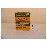 (100) RDS OF ASSORTED 41 MAG 210 GR