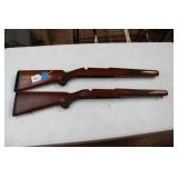 TWO RUGER M77 DELUXE STOCKS