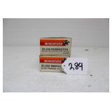 (38) RDS OF WINCHESTER 22-250 55 GR SP
