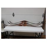 THREE UNMARKED RECURVE BOWS