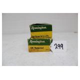 (56) RDS OF REMINGTON 38 SPL 158 GR