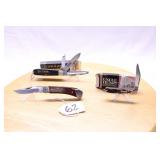 OLD TIMER UTILITY, LOCKBACK & UNCLE HENRY PENKNIFE