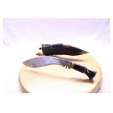 INDIA GURKHA HORN HANDLE W/ BRASS CAP 14"