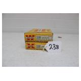 20RDS & 20 CASINGS WINCHESTER 338 MAG 250GR EXP